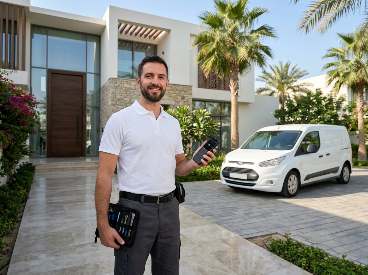 Professional mobile phone buyer providing free same-day doorstep pickup across residential villas and offices in Dubai